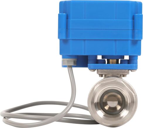 HFS(R) Motorized Ball Valve Stainless Steel 304 Normally Closed 2 Wires Auto Return Setup 9-24V AC/DC- 3/4" NPT with 20mm Full Port in Saudi Arabia