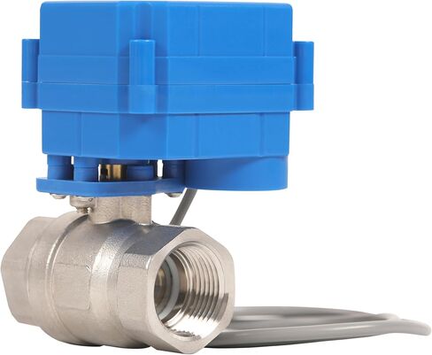 HFS(R) Motorized Ball Valve Stainless Steel 304 Normally Closed 2 Wires Auto Return Setup 9-24V AC/DC- 3/4" NPT with 20mm Full Port in Saudi Arabia