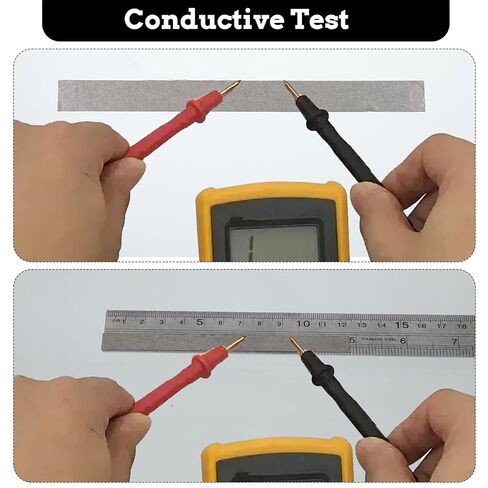 Conductive Tape Fabric Tape 1/2 inch x 66 Feet Double Conductive Cloth Adhesive Tapes for EMI Shielding Interference Signal Block Laptop Mobilephone Cable Wire Harness Wrapping in Saudi Arabia