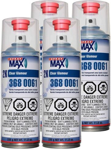 Spray max USC 2k High Gloss Clearcoat Aerosol (6 PACK) in Saudi Arabia