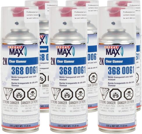 Spray max USC 2k High Gloss Clearcoat Aerosol (6 PACK) in Kuwait