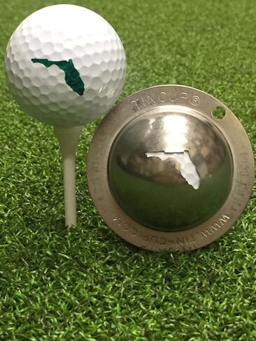 Tin Cup Golf Ball Custom Marker Alignment Tool (Florida) in Saudi Arabia