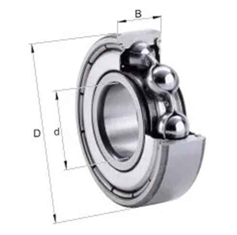 1 piece Bearing SS687ZZ 7X14X5 SUS440C Stainless Steel Corrosion Resistant in Saudi Arabia