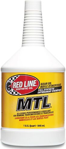 Red Line (50204) SAE 75W80 API GL-4 Manual Transmission and Transaxle Lubricant - 1 Quart (Pack of 2) in Saudi Arabia