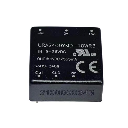 URA2409YMD-10WR3 وحدة إمداد الطاقة 9-36 فولت إلى 9V555mA 10 واط الموجب والسالب in Kuwait