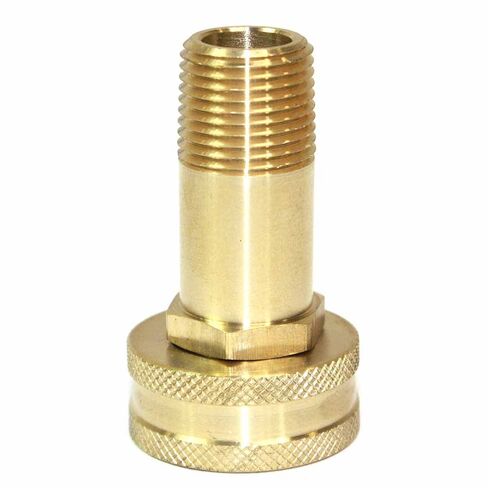 Interstate Pneumatics FGF106 3/4" GHT أنثى x 3/8" تركيب خرطوم NPT ذكر - دوار in Saudi Arabia