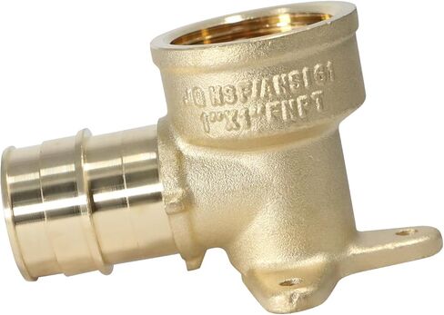 2 Pcs XFITTING 1 Inch Pex A x 1 Inch Female NPT Drop Ear Elbow, F1960 Expansion Drop Ear Elbow, 29-6-8=2XX in Saudi Arabia