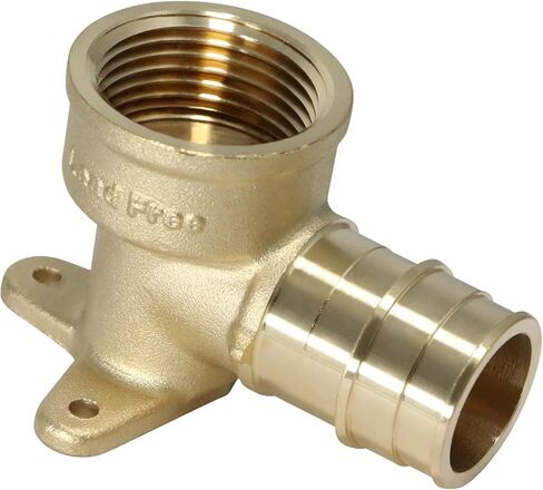 2 Pcs XFITTING 1 Inch Pex A x 1 Inch Female NPT Drop Ear Elbow, F1960 Expansion Drop Ear Elbow, 29-6-8=2XX in Saudi Arabia