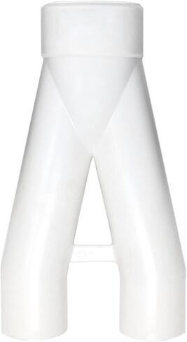 PumpSpy PVC Manifold WYE - تجهيزات أنابيب PVC، أنابيب PVC متعددة التطبيقات، تجهيزات سباكة موصل Y لمضخات الحوض وأحواض السمك، تجهيزات PVC مع 2 زلات ذكر و1 زلة أنثى، 1 1/2 بوصة × 1 1/2 بوصة × 2 بوصة in Kuwait