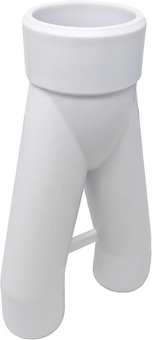 PumpSpy PVC Manifold WYE - تجهيزات أنابيب PVC، أنابيب PVC متعددة التطبيقات، تجهيزات سباكة موصل Y لمضخات الحوض وأحواض السمك، تجهيزات PVC مع 2 زلات ذكر و1 زلة أنثى، 1 1/2 بوصة × 1 1/2 بوصة × 2 بوصة in Kuwait