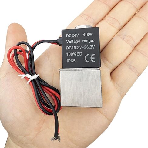 DC12V 24V AC110V 220V مغلق عادة 1/4 بوصة صامت ثنائي الاتجاه صمام الملف اللولبي من الفولاذ المقاوم للصدأ مغلق عادة 1 قطعة (6 مم، AC220V) in Kuwait
