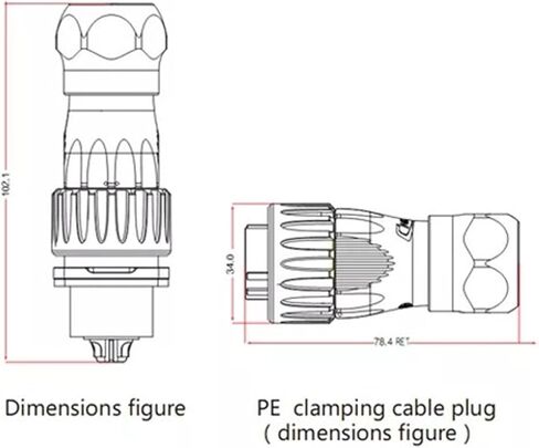 12 pin power connector male and female socket waterproof IP67 heavy duty metal in Saudi Arabia