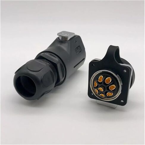8 pin 15A power connector female and male socket waterproof IP67 in Saudi Arabia