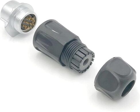 9-pin power signal industrial connector female base outdoor waterproof IP67 M20 in Saudi Arabia