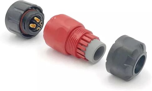 4 pin power industrial connector female waterproof IP67 signal M20 in Saudi Arabia