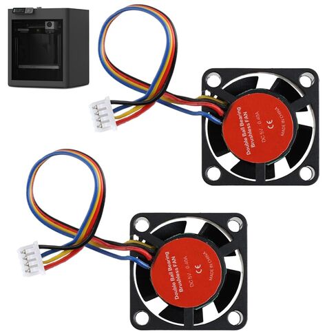 2 حزمة من مروحة P1S Hotend المتوافقة مع طابعة Bambu Lab ثلاثية الأبعاد، مراوح هيدروليكية دقيقة بدون فرش مع التحكم في سرعة PWM (P1P/P1S) in Kuwait