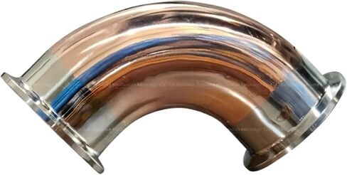 المشبك 1.5 "(38 مللي متر) OD50.5mm الكوع النحاسي 90 درجة ، مناسب لتخمير المنزل ، ملحقات التقطير ، تركيب أنابيب الكوع in Kuwait
