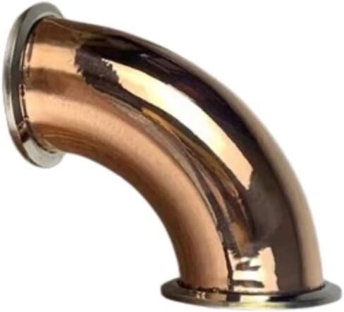 المشبك 1.5 "(38 مللي متر) OD50.5mm الكوع النحاسي 90 درجة ، مناسب لتخمير المنزل ، ملحقات التقطير ، تركيب أنابيب الكوع in Kuwait