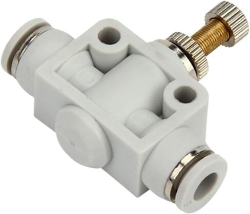 Pneumatic Gas Pipe Joint Restrictor Valve PA SA LSA4 6 8 10 LSA12 Pipeline Type One-way Throttle White 2Pcs(WhitePA12) in Saudi Arabia