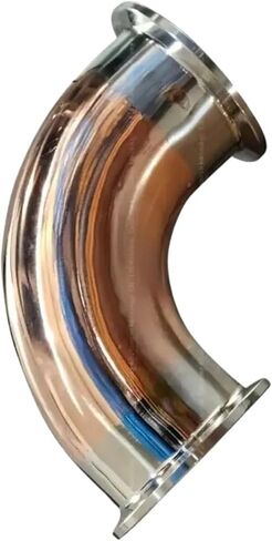 المشبك 2 "(51 مللي متر) OD64mm الكوع النحاسي 90 درجة ، مناسب لتخمير المنزل ، ملحقات التقطير ، تركيب أنابيب الكوع in Kuwait