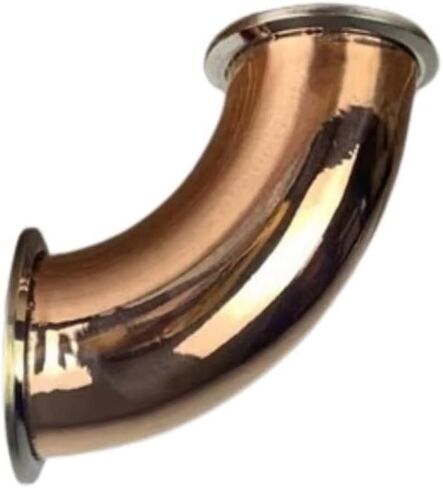 المشبك 4 "(102 مللي متر) OD119mm الكوع النحاسي 90 درجة ، مناسب لتخمير المنزل ، ملحقات التقطير ، تركيب أنابيب الكوع in Kuwait
