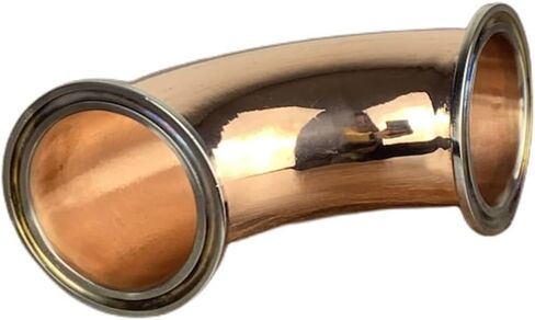 Clamp 4"(102mm) OD119 mm Copper Elbow 90 Degree in Saudi Arabia