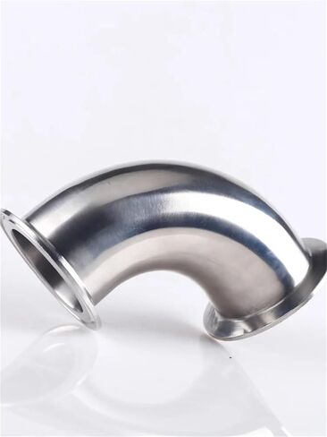 8 "(204 مللي متر) OD217mm أنبوب صحي ثلاثي المشبك 90 درجة ، الفولاذ المقاوم للصدأ 304 وصلة أنابيب الكوع لتخمير المنزل ، حلقة الأنابيب in Kuwait