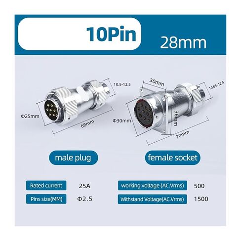 1Set/5Sets WY28 Connector 2-20PIN Sensor(10Pin,1Set) in Saudi Arabia