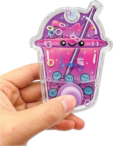 Raymond Geddes Frutti Hoops Water Games – Pack of 24 – Handheld Boba Tea Ring Toss Toys for Kids with Refillable Water in Saudi Arabia