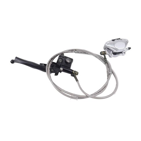 مضخة رافعة الفرامل الهيدروليكية لدراجة نارية عالمية GY6 50cc-250cc على الجانب الأيسر للدراجة النارية ATV رباعية العجلات متوافقة مع المركبات ذات العجلات الأربع in Kuwait