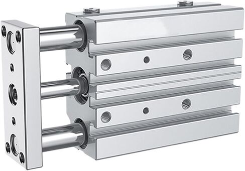 Pneumatic Three bar Three-axis Cylinder with Guide Rod TCM12/16/20/25/32/63 * 10/30/40/50/75-S(TCM20X40S) in Saudi Arabia