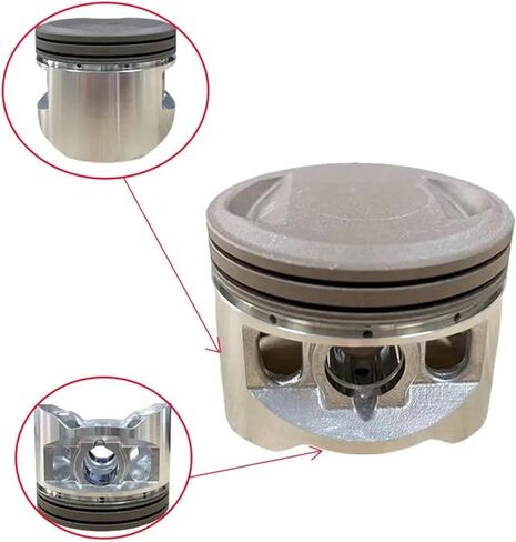 ملحقات المكبس مناسبة لـ YX140 150 إزاحة 140cc قطر الأسطوانة 56 مللي متر in Saudi Arabia