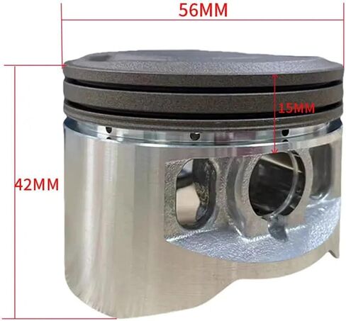 ملحقات المكبس مناسبة لـ YX140 150 إزاحة 140cc قطر الأسطوانة 56 مللي متر in Saudi Arabia