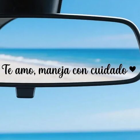 Hello Beautiful Car Stickers - 3 Pcs Funny Bumper Car Decals for Women, Rear View Mirror Accessories Automotive Decals, Affirmation Cars Decorations for Vehicles Window in Saudi Arabia