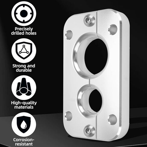 JERBOR 01232023 Firewall Pass Through for Holley Terminator X Max Firewall, Wiring Harness Bracket Bulkhead, Eliminates Gromet in fire Wall (Black) in Saudi Arabia