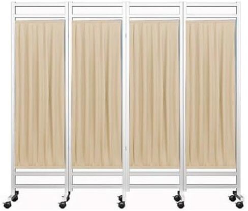 Portable Medical Privacy Screen - Sturdy Waterproof Nylon, Compact & Foldable with Silent Wheels - Ideal for Hospitals, Clinics, Nursing Homes, Patient Privacy Solutions in Saudi Arabia