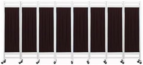 Portable Medical Privacy Screen - Sturdy Waterproof Nylon, Compact & Foldable with Silent Wheels - Ideal for Hospitals, Clinics, Nursing Homes, Patient Privacy Solutions in Saudi Arabia