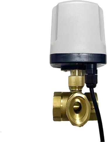 1/2 3/4 1 1-1/4 1-1/2 Inch 3 Way Motorized Ball Valve 3-Wire 2 Control T/L Type Brass Electric Ball Valve 1Pcs(1/2",T TYPE_24VDC) in Saudi Arabia
