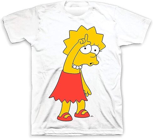 قميص Simpsons الرجالي Lisa Simpson الكلاسيكي - Homer Bart Lisa Simpsons L هو تي شيرت برسومات الخاسر in Kuwait