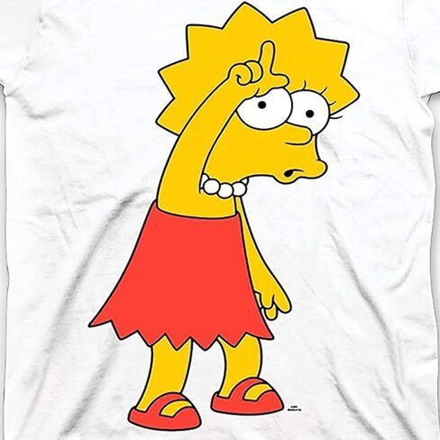 قميص Simpsons الرجالي Lisa Simpson الكلاسيكي - Homer Bart Lisa Simpsons L هو تي شيرت برسومات الخاسر in Kuwait