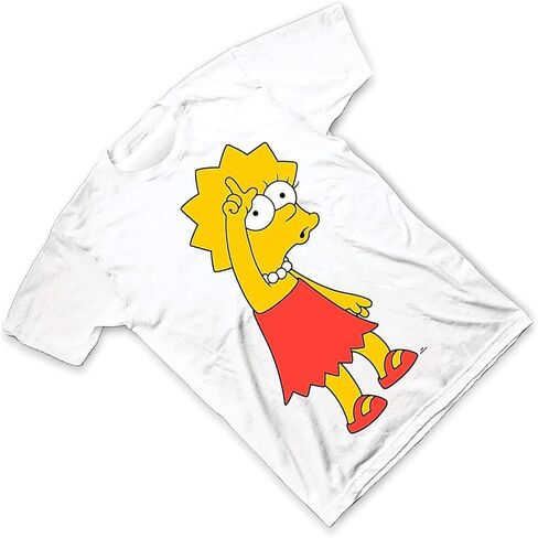 قميص Simpsons الرجالي Lisa Simpson الكلاسيكي - Homer Bart Lisa Simpsons L هو تي شيرت برسومات الخاسر in Kuwait