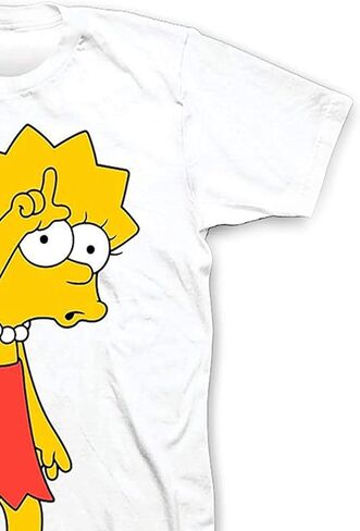 قميص Simpsons الرجالي Lisa Simpson الكلاسيكي - Homer Bart Lisa Simpsons L هو تي شيرت برسومات الخاسر in Kuwait