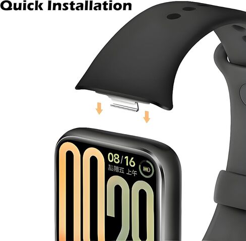 Bands for Xiaomi Smart Band 9 Pro/ 8 Pro Straps for Women Men, 3 Pack Soft Silicone Strap Replacement Wristbands Compatible with Xiaomi Smart Band 8Pro/9Pro in Saudi Arabia