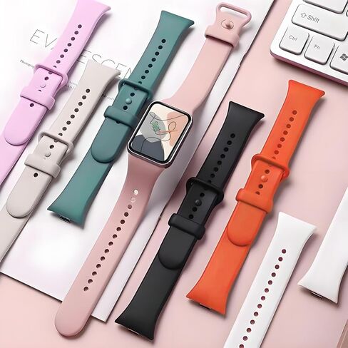 Bands for Xiaomi Smart Band 9 Pro/ 8 Pro Straps for Women Men, 3 Pack Soft Silicone Strap Replacement Wristbands Compatible with Xiaomi Smart Band 8Pro/9Pro in Saudi Arabia