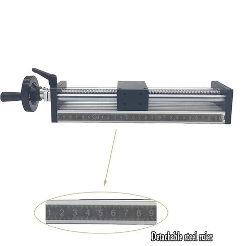 Linear Guide Manual Sliding Table 100~300MM Stroke Ballscrew SFU1204/1605/1610 Handwheel Linear Stage CNC Table Saw(SFU1605,200MM Stroke) in Saudi Arabia