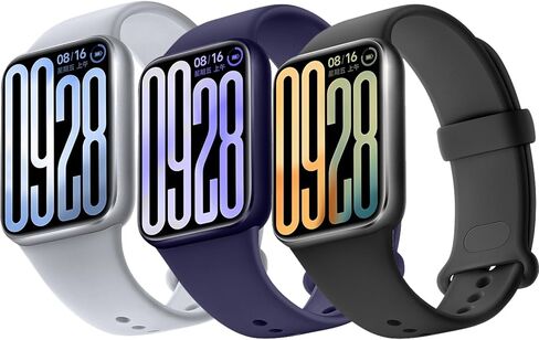 Bands for Xiaomi Smart Band 9 Pro/ 8 Pro Straps for Women Men, 3 Pack Soft Silicone Strap Replacement Wristbands Compatible with Xiaomi Smart Band 8Pro/9Pro in Saudi Arabia