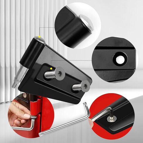 RULLINE 4 Door Hinge Assembly Kits Compatible with 2007-2018 Wrangler JK Interior & Exterior Door Hinge Set Compatible with 2007-2018 JK JKU Unlimited and Wrangler JK 16PCS with 36 Bolts in Saudi Arabia