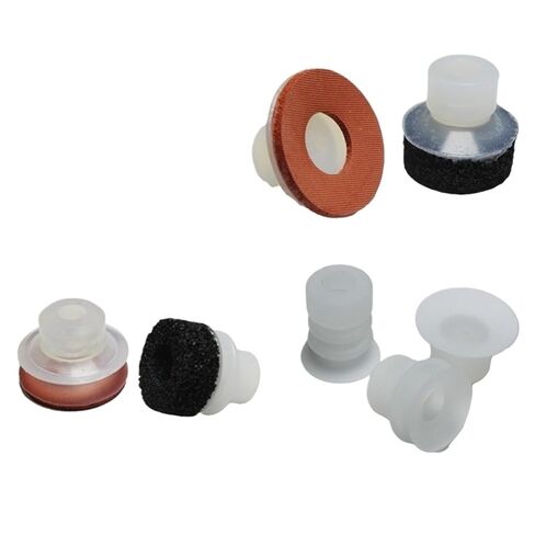 5pcs Red/Black Seamless Silicone Vacuum Suckers Rough Surface Big Head Suction Cups SP DP MP Mirror Finish for Industrial(SP-12) in Saudi Arabia