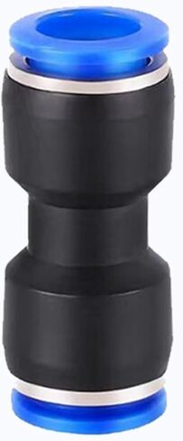 Pneumatic Component PU8 Straight-through PV10 Right-angle Elbow Gas Pipe Joint Quick Insertion Butt Blue Plastic PG6-4 2Pcs(Bluehatpu-16) in Saudi Arabia