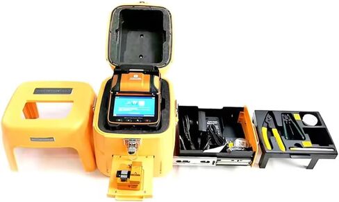 AI-9 6 Motors Fiber Optic Fusion Splicer 3 in 1 Fiber Support Bulit in Optical Power Meter and VFL in Saudi Arabia